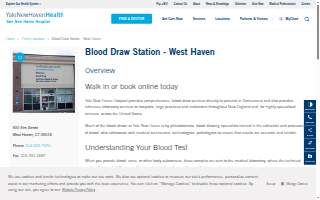 Yale New Haven health - Blood Draw Station - West Haven