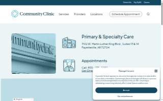 Community Clinic Primary & Specialty Care - Fayetteville, AR - MLK Blvd