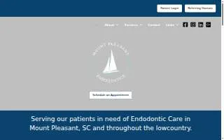 Mount Pleasant Endodontics website