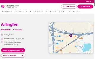 Dedicated Senior Medical Center of Jacksonville website
