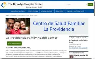 La Providencia Medical Clinic website