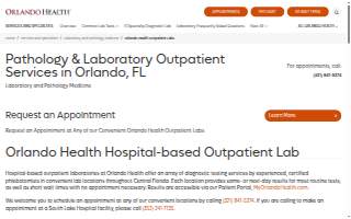 Orlando Health Orlando Regional Medical Center Outpatient Lab