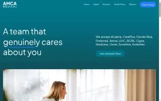 AMCA Medical Center website