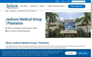 Jackson Medical Group - Plantation website