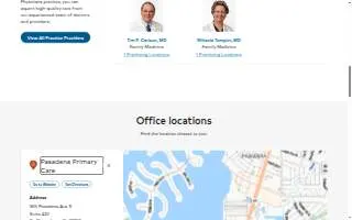 Pasadena Primary Care Inc website