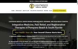 Lighthouse Medical Center website