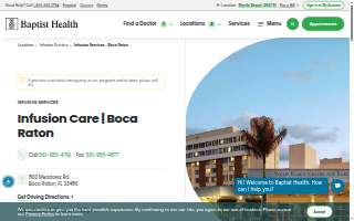 Baptist Health Infusion Care | Boca Raton