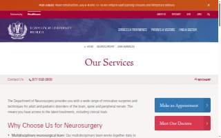 Loma Linda University Health Care - Department Of Neurosurgery
