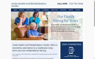 Ocala Health and Rehabilitation Center website