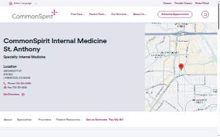 CommonSpirit Internal Medicine St. Anthony