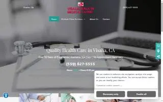 Visalia Walk-In Medical Clinic website
