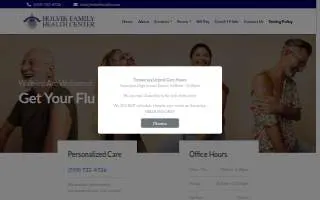 Holvik Family Health Center website