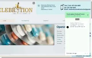 Celebration Medical Center website