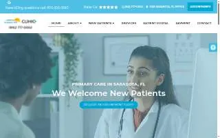 Sarasota Bay Clinic website