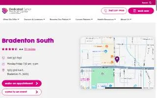 Dedicated Senior Medical Center of Bradenton website