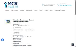 Manatee Elementary School Based Health Center