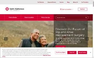 Saint Alphonsus Urgent Care Ten Mile Clinic website
