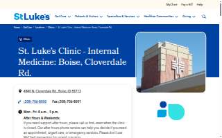 St. Luke's Clinic - Internal Medicine: Boise, Cloverdale Rd.