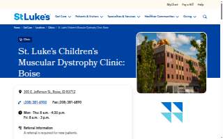 St. Luke's Children's Muscular Dystrophy Clinic: Boise