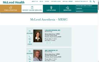 Medical Center Anesthesia