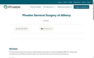 Phoebe General Surgery of Albany