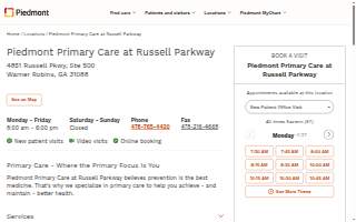 Piedmont Primary Care at Russell Parkway