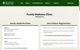 Hui Mālama Ola Nā ʻŌiwi Family Medicine Clinic website
