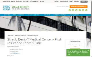 Straub Benioff Medical Center - First Insurance Center Clinic