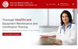 Red Lion Medical Safety Inc website