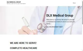 DLX Medical Group website