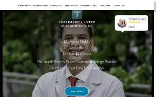 Endoscopy Center of the North Shore, LLC website