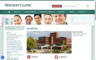 Watson Clinic Main website