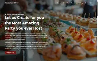 Creations Catering and Events website