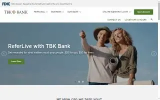 TBK Plumbing, LLC website