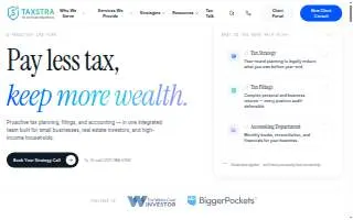 Taxstra PLLC website