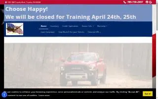 Freedom Auto Sales of Topeka website