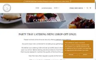 NOLA Girl Catering & Events website