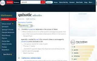 Quixotic Coffee website