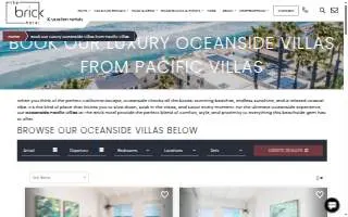 Pacific Villa website
