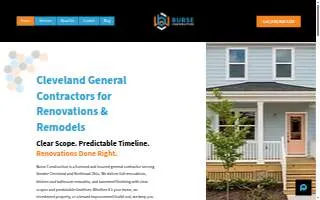 Burse Construction website