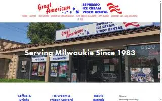 Great American Video & Espresso website
