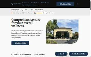 Eugene Dental Associates website