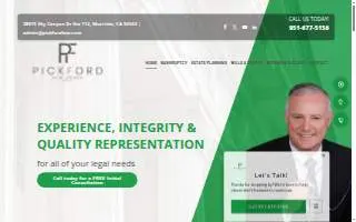Pickford Law PLLC website