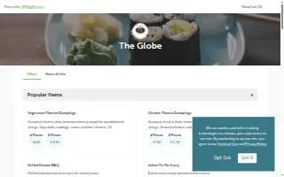 The Globe of Madison website
