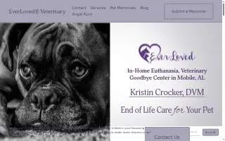 EverLoved Veterinary website