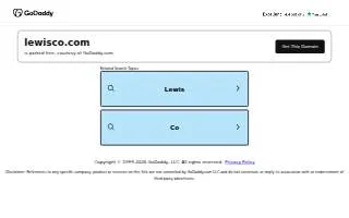 Lewis Landscaping co. website