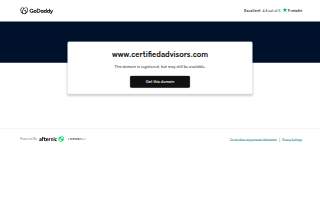 Certified Advisors