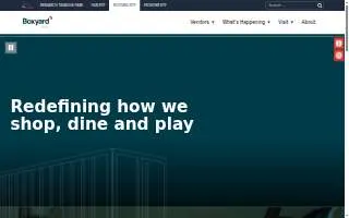 The Boxyard website