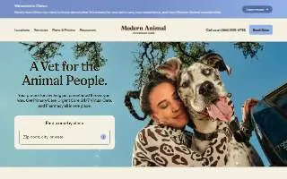 Modern Animal Los Feliz website