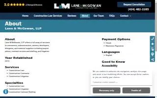 Lane & McGowan, LLP of Santa Ana website